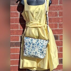 Coast 14 Yellow lined Tank Dress.